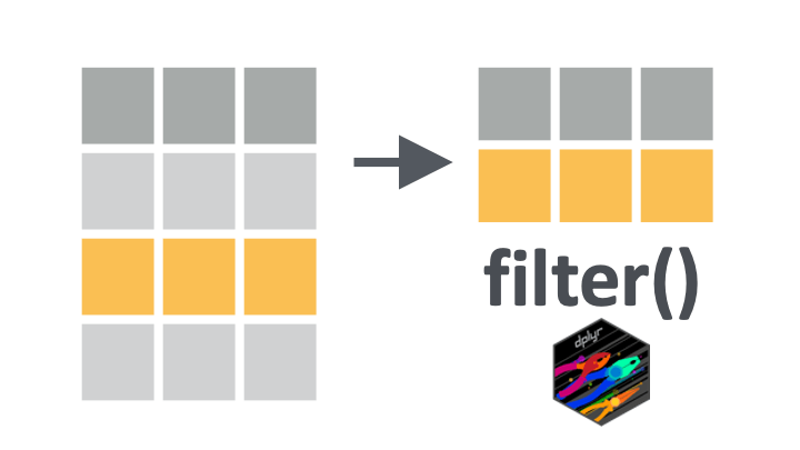 Fig: the filter() verb.